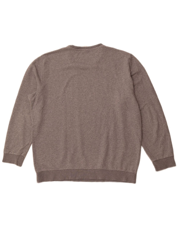 LE COQ SPORTIF Sweat-Shirt Graphique Homme 2XL Gris Coton