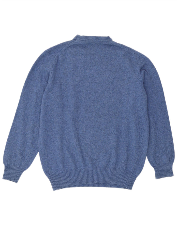Zara Pull à col rond pour homme, grand bleu