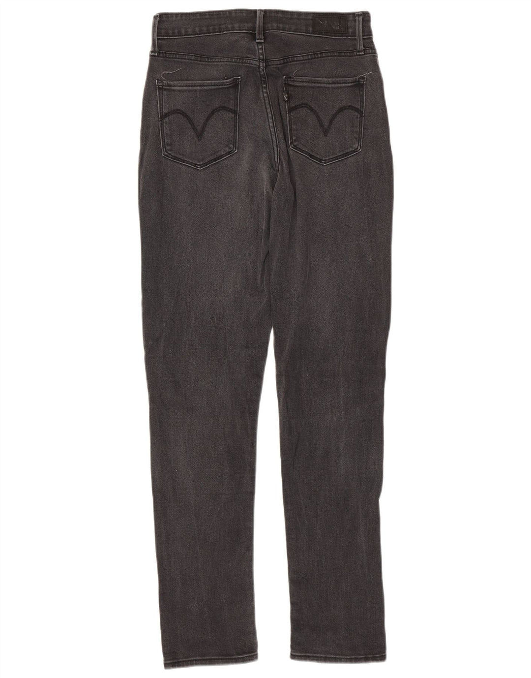 LEVI'S Jean skinny taille moyenne pour femme US 4 Small W27 L32 Gris Coton