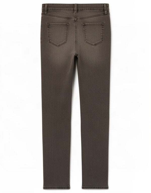 Marks & Spencer Jean slim pour femme UK 10 Small W27 L29 Gris Coton