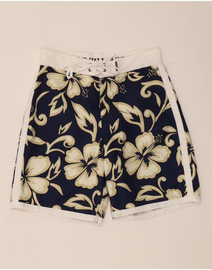 Sundek Short de Bain Homme Petit Polyester Bleu Marine Floral