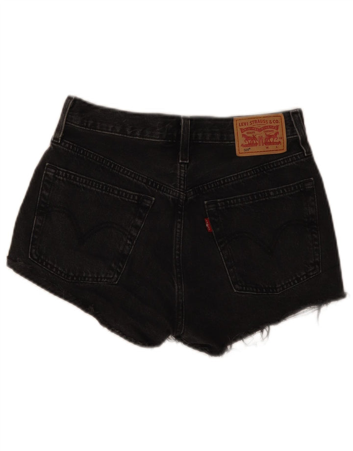 Levi's Short en Jean 501 Femme W25 XS Gris Coton