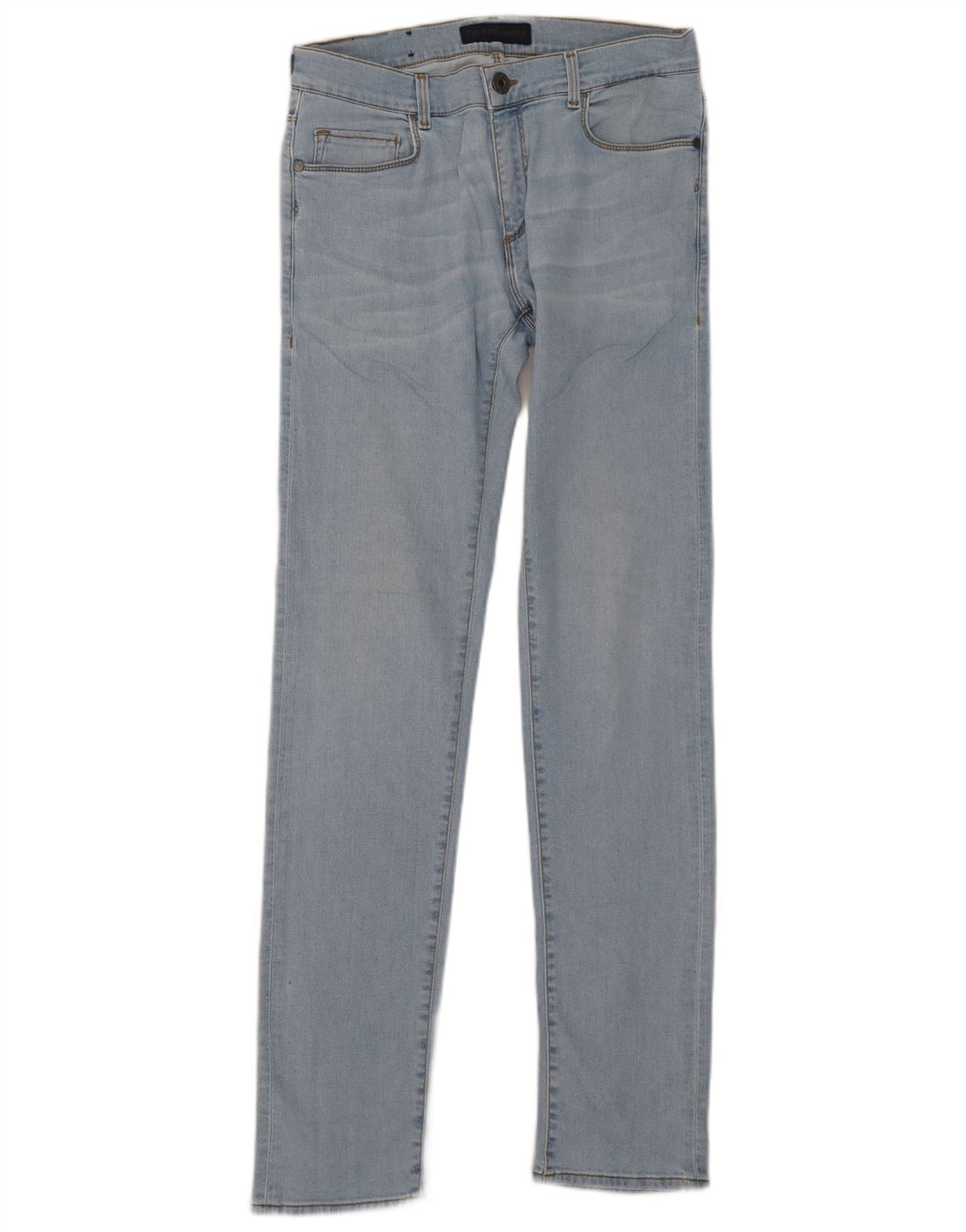 Trussardi Jean Slim W31 L35 Bleu Coton Homme