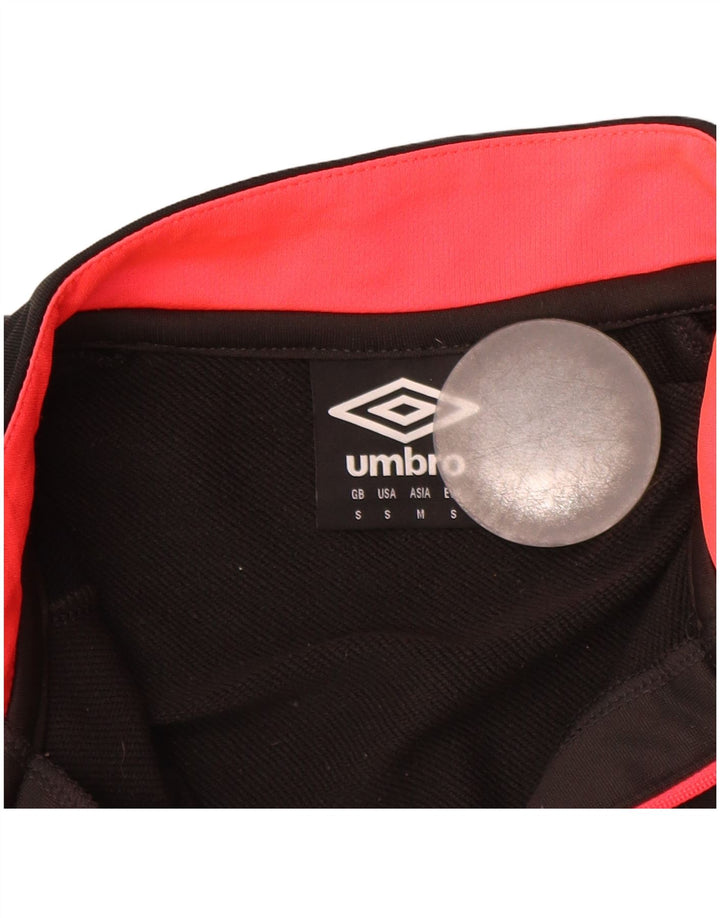 UMBRO Haut de Survêtement Pull à Col Zippé Homme Petit Gris Colorblock