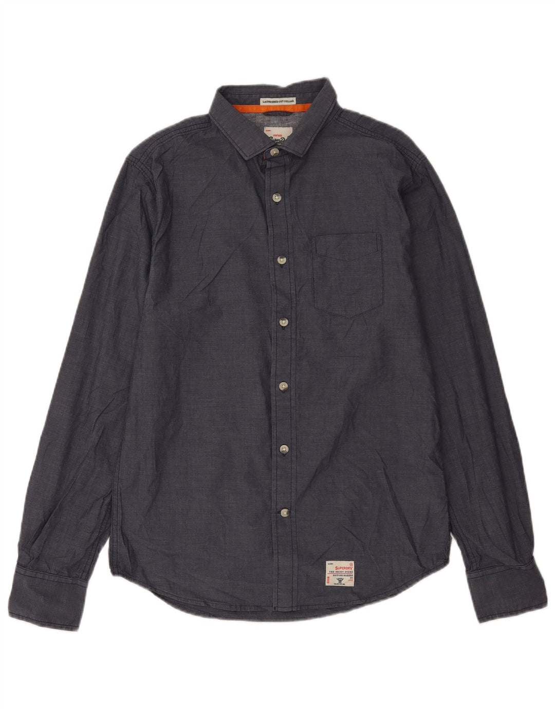 Superdry Chemise Homme Large Gris Coton