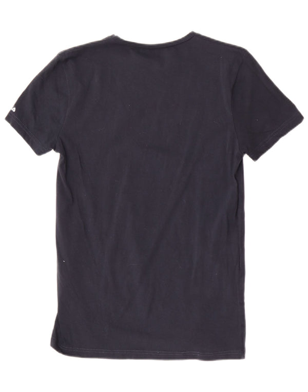 Fila T-Shirt Homme Haut Petit Bleu Marine Coton