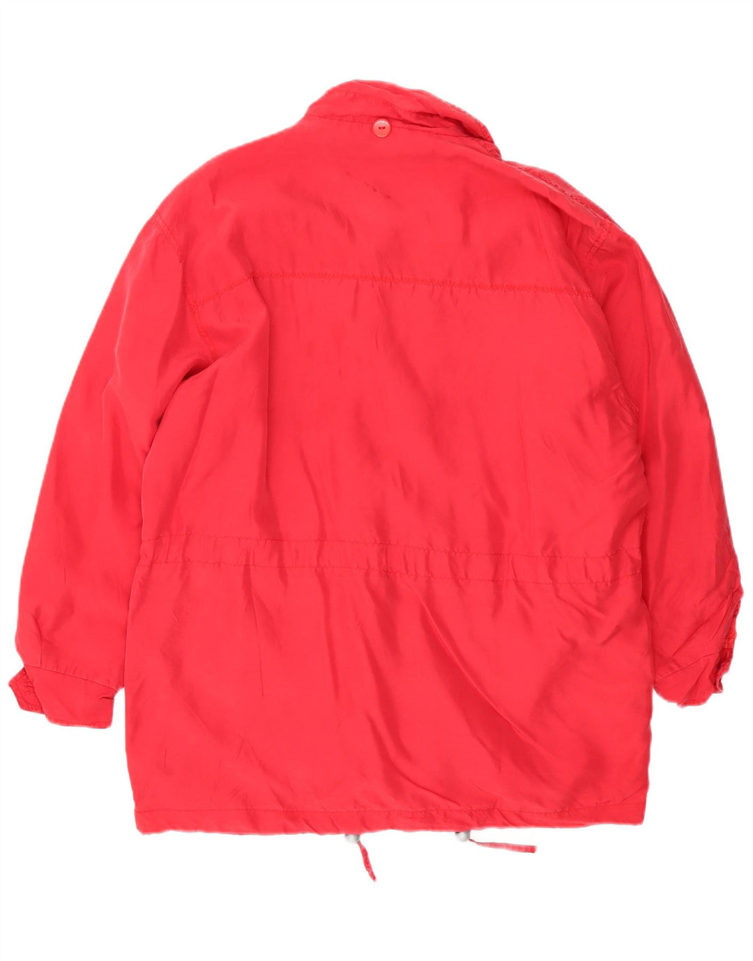 Brugi Veste utilitaire surdimensionnée pour femme UK 14 Soie rouge moyen