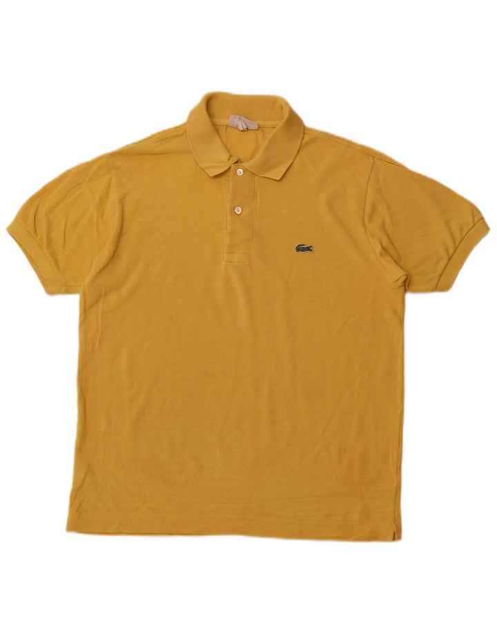 LACOSTE Polo coupe classique pour homme taille 4 coton jaune moyen