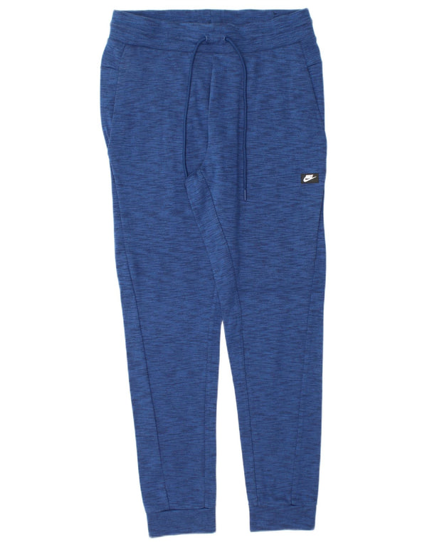 NIKE Pantalon de survêtement pour homme en coton moucheté bleu moyen