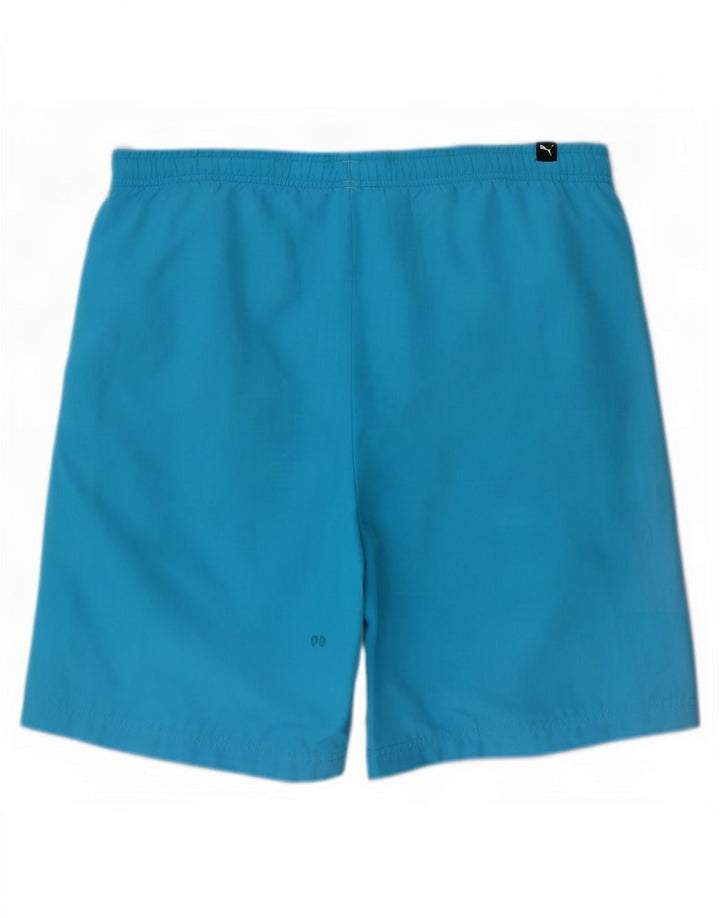 Puma Short de Bain Graphic Homme Bleu Moyen Polyester