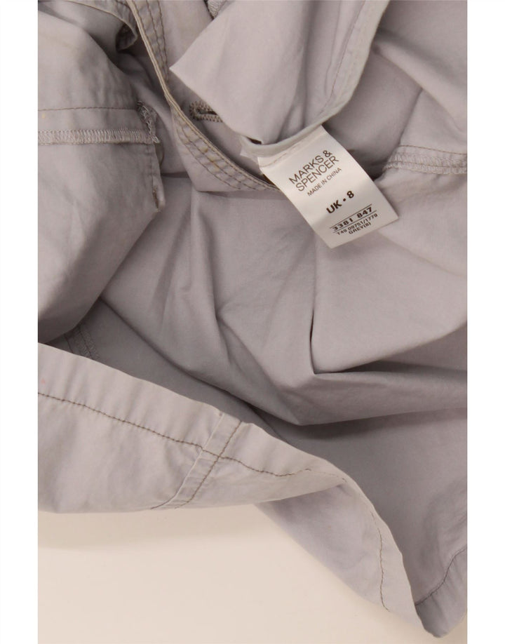 Marks & Spencer Veste croisée à manches 3/4 pour femme UK 8 Small Gris