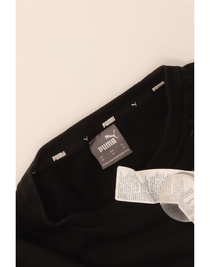Puma Sweat-Shirt Homme Noir Moyen Coton
