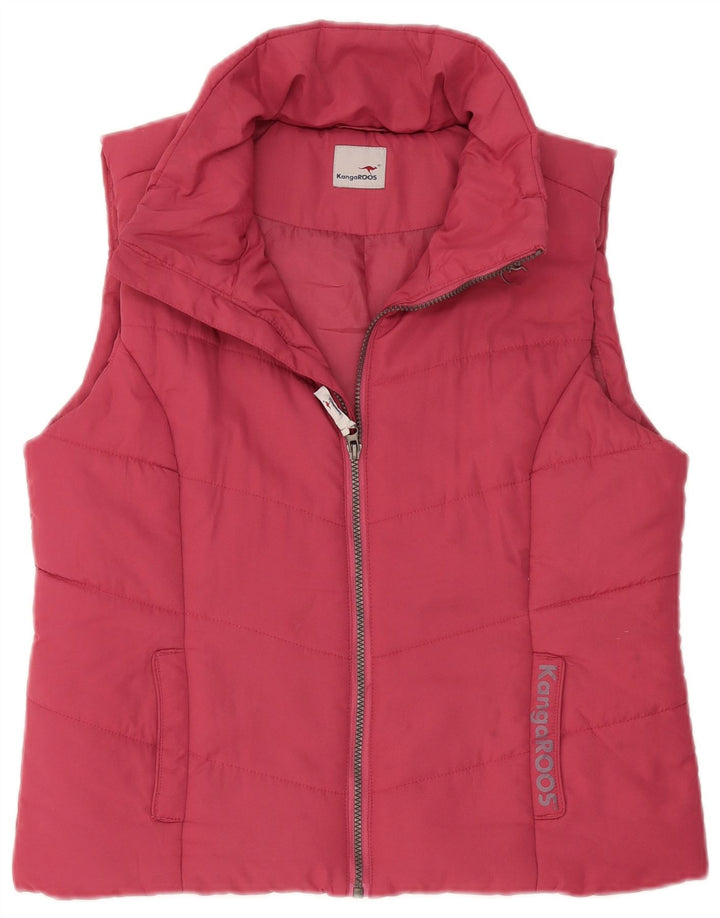 Kangaroos Gilet rembourré pour femme UK 46 Large Rose Polyester