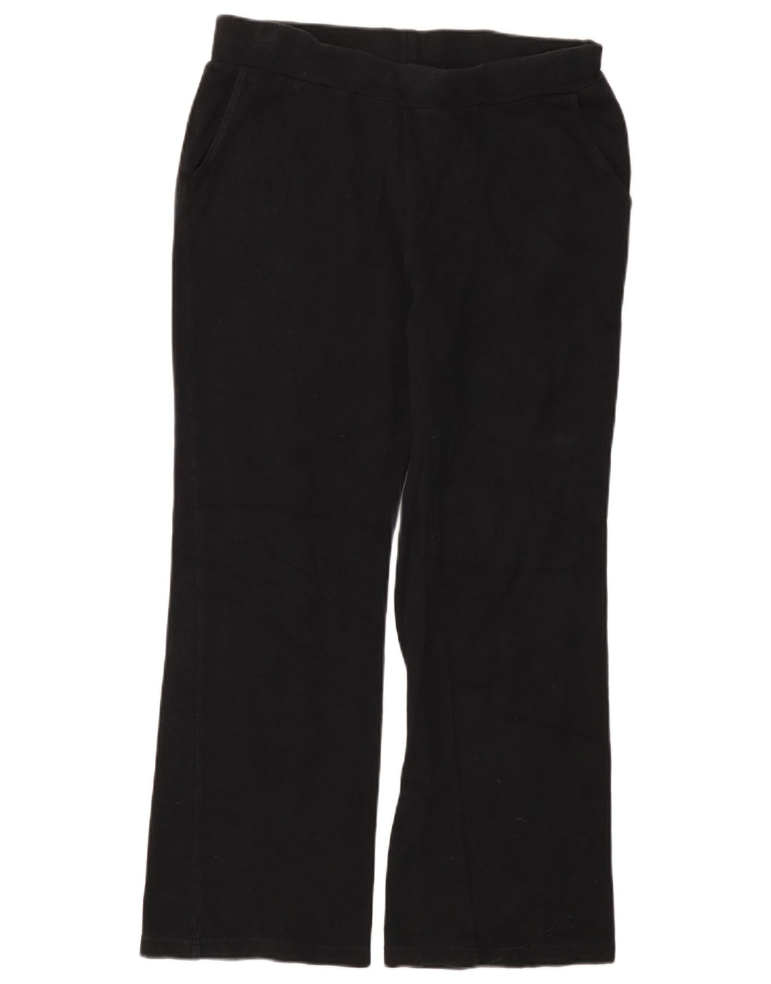 RALPH LAUREN Pantalon Chino Droit Femme Moyen W30 L29 Coton Noir
