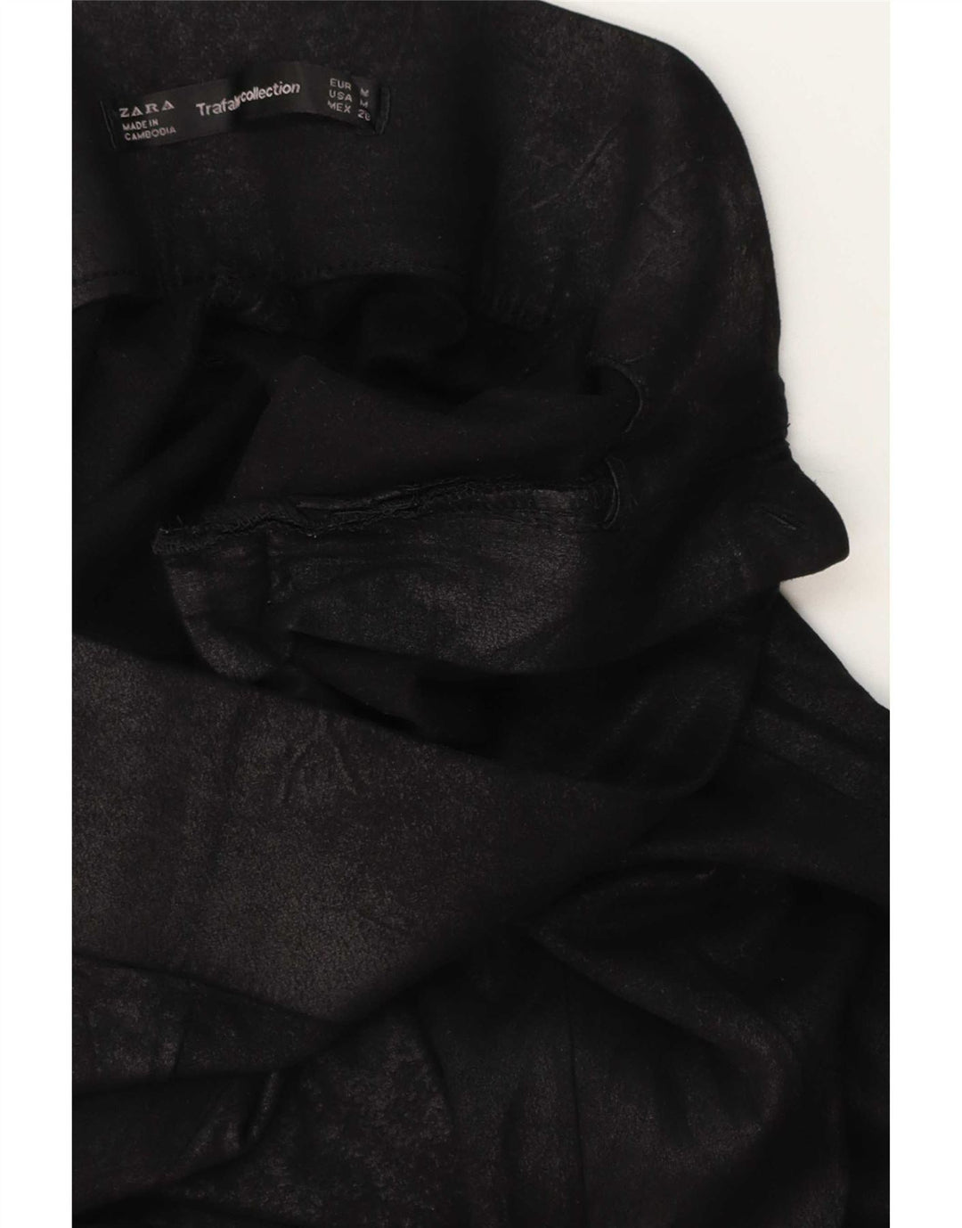 Zara Femmes Trafaluc Leggings UK 12 Moyen Noir