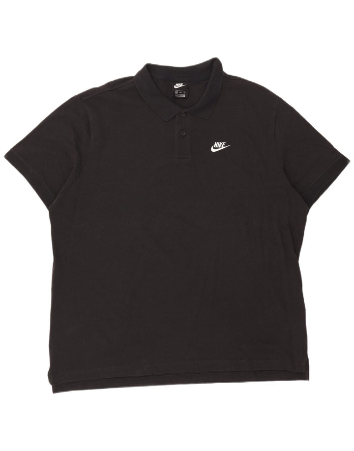 Nike Polo Homme 2XL Noir Coton