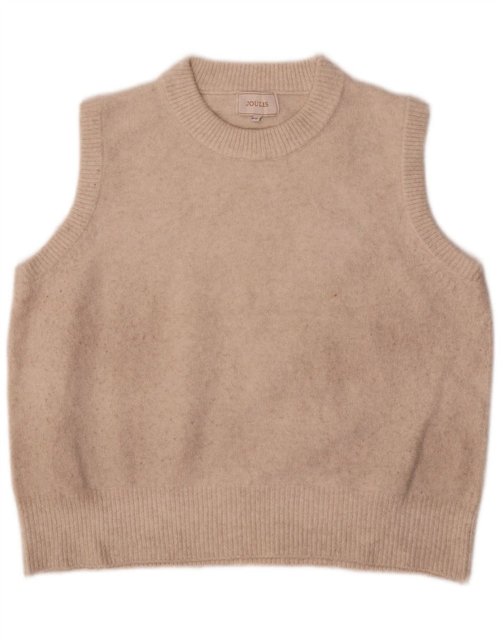 Joules Womens Vest Débardeur UK 16 Large Beige Polyester