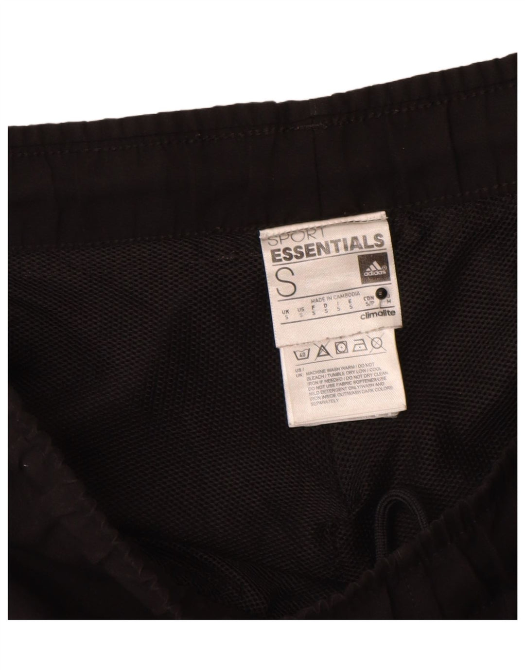 Adidas Short de sport Climalite pour homme, petit, noir