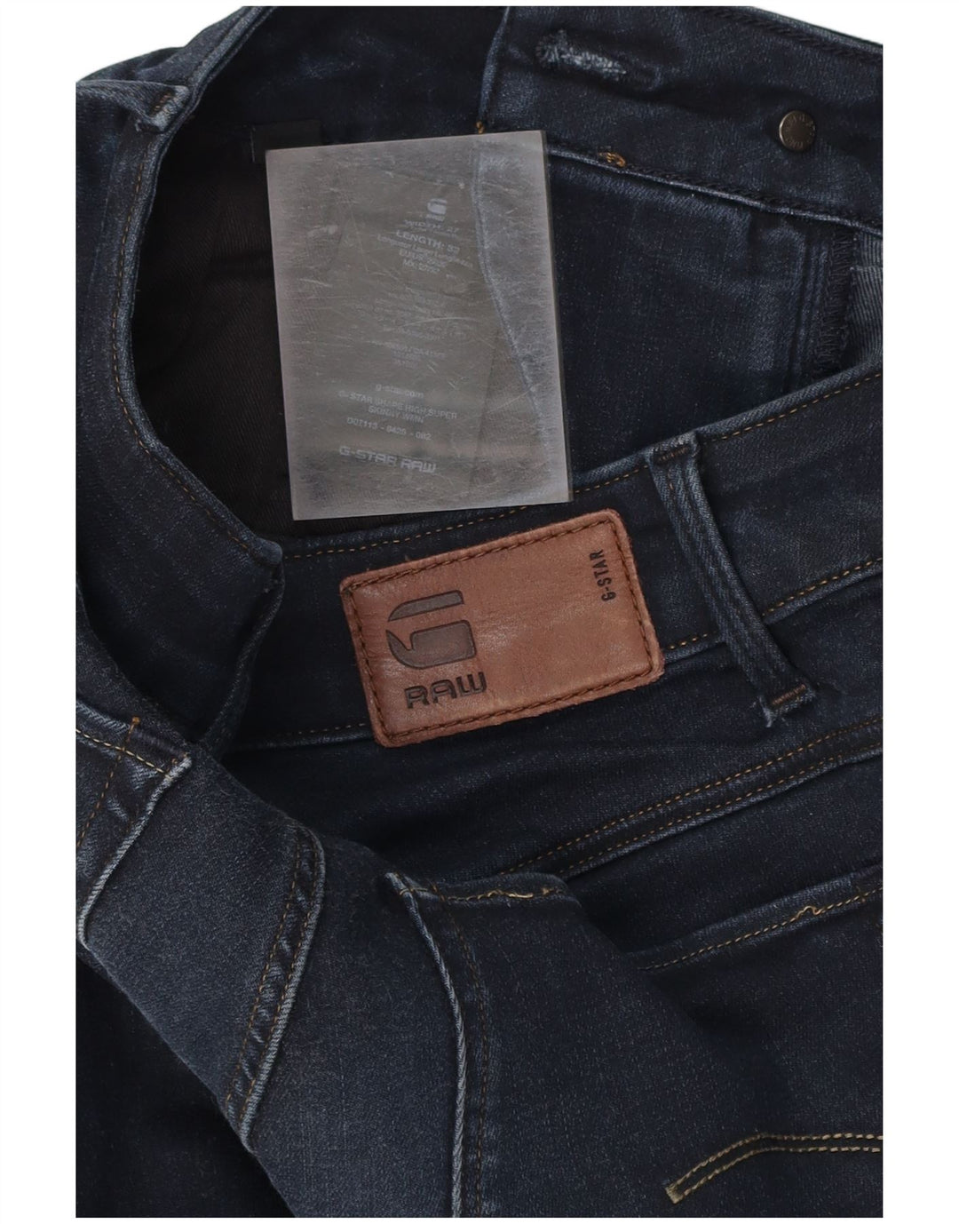 G-STAR Jean Super Skinny Femme W27 L32 Bleu Marine Coton