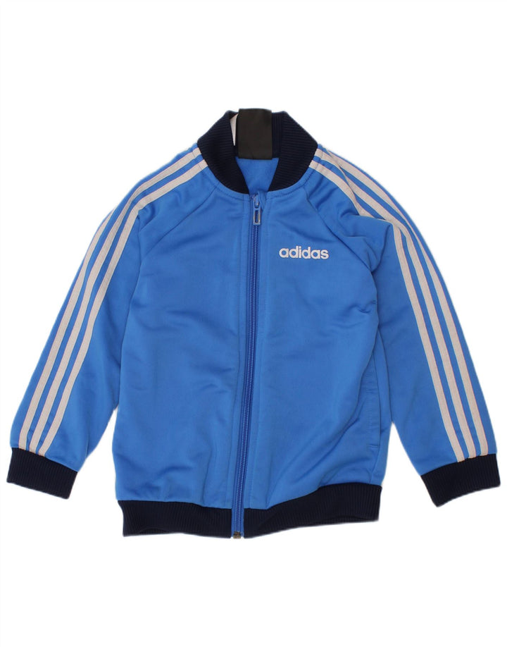 ADIDAS Veste de survêtement pour garçon 2-3 ans Bleu Polyester