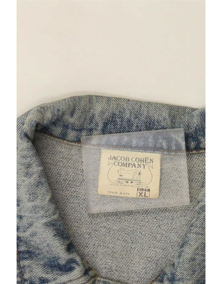 Jacob Cohen Veste en jean vieilli pour homme UK 42 XL Coton bleu