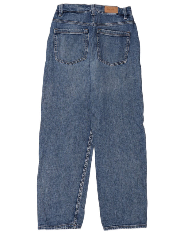 Marks & Spencer Jean ample pour femme UK 6 XS W25 L28 Bleu Coton