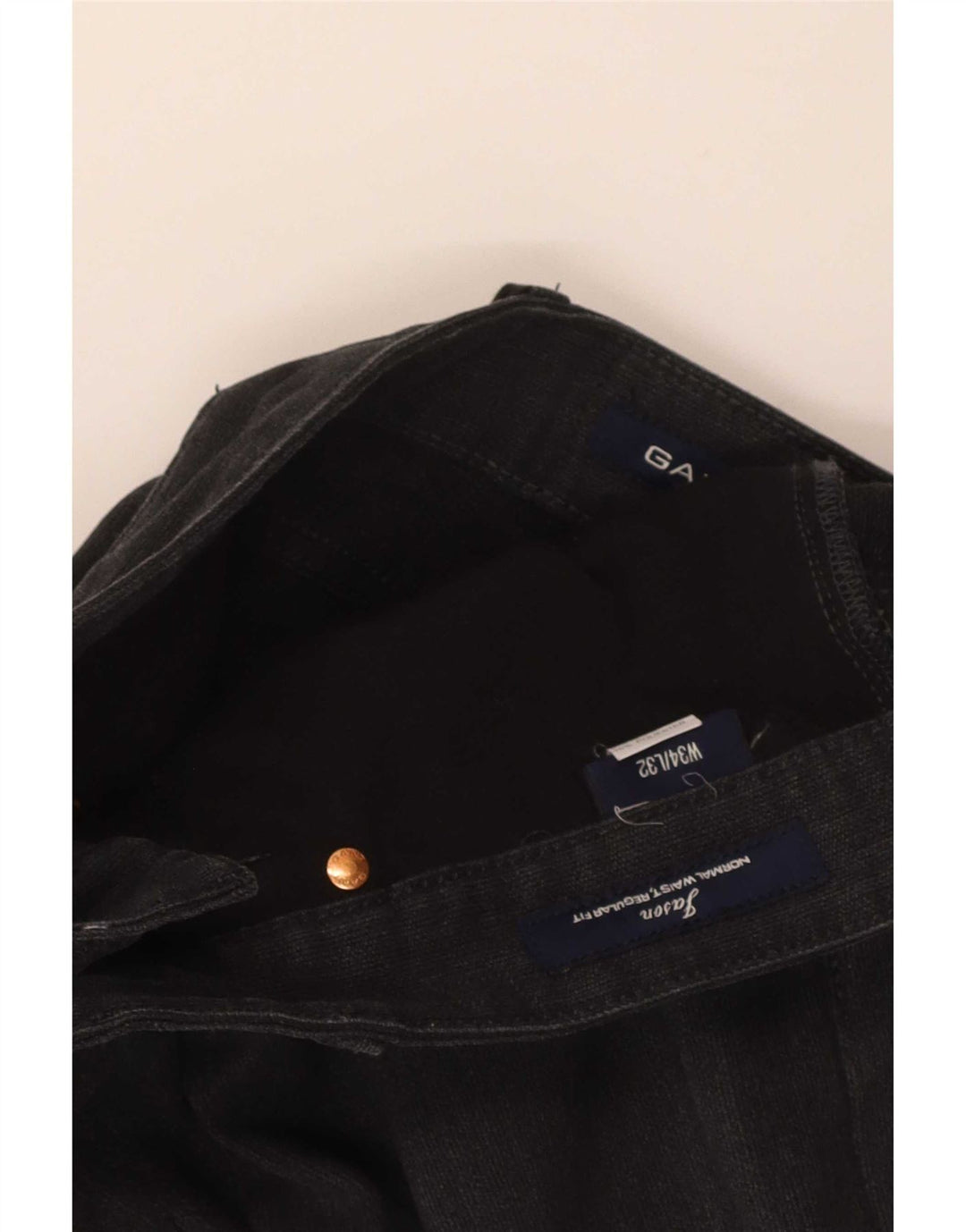 Gap Femme Jason Regular Fit Jean Droit W34 L32 Gris Coton