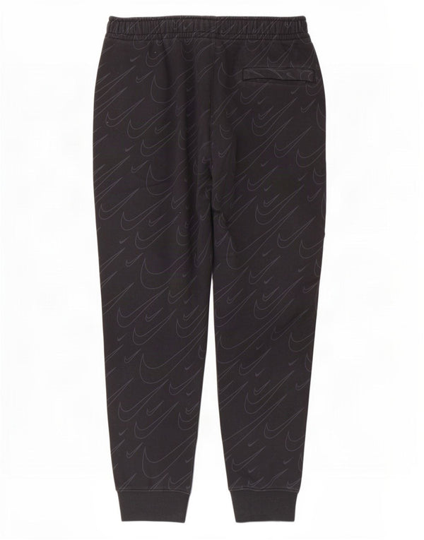 Nike Pantalon de survêtement graphique pour homme en coton noir Taille L
