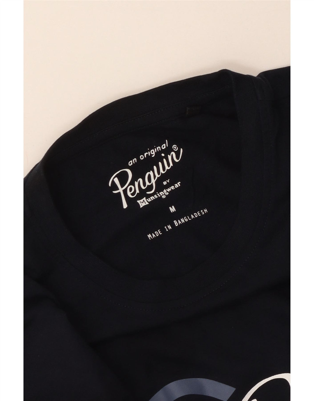 Penguin T-Shirt Graphique Homme Bleu Marine Moyen