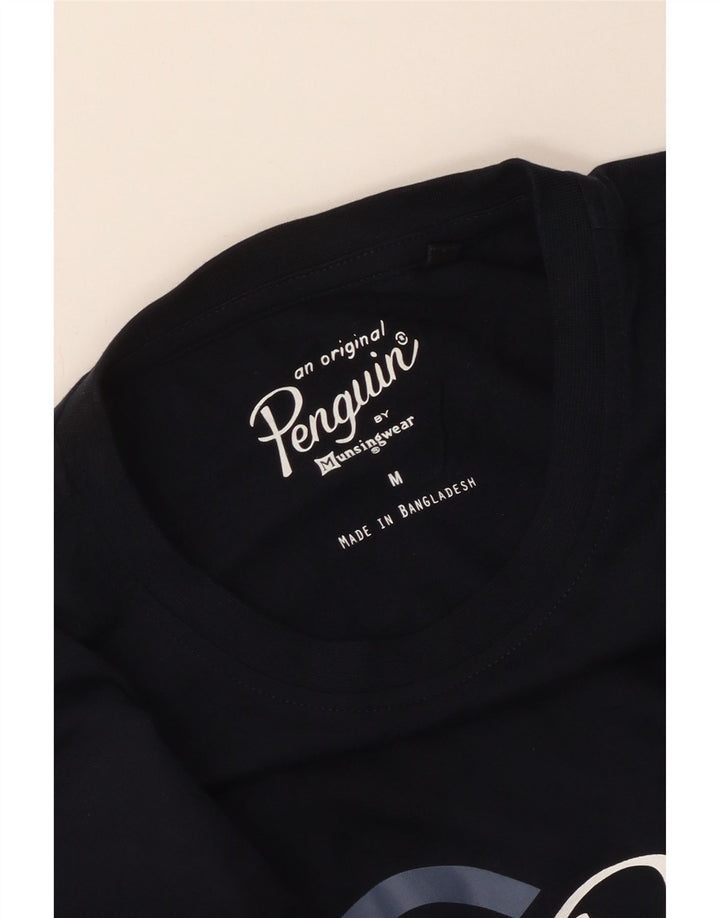 Penguin T-Shirt Graphique Homme Bleu Marine Moyen