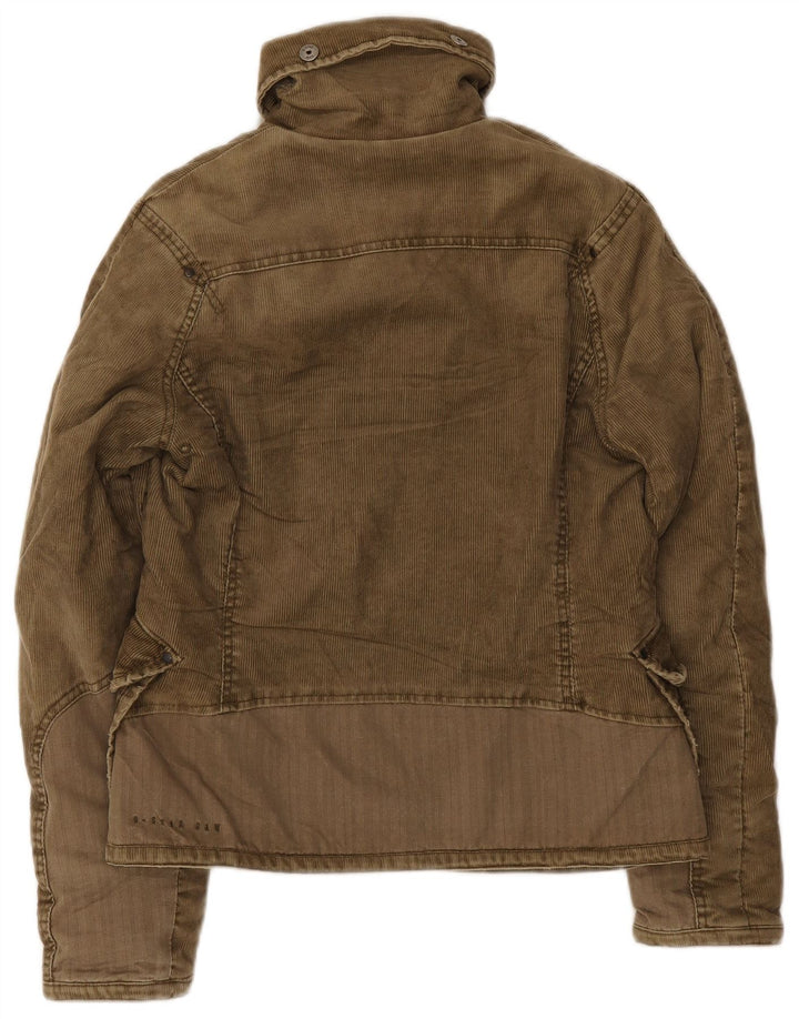 G-Star Veste en velours côtelé pour homme UK 36 Small Kaki Polyester