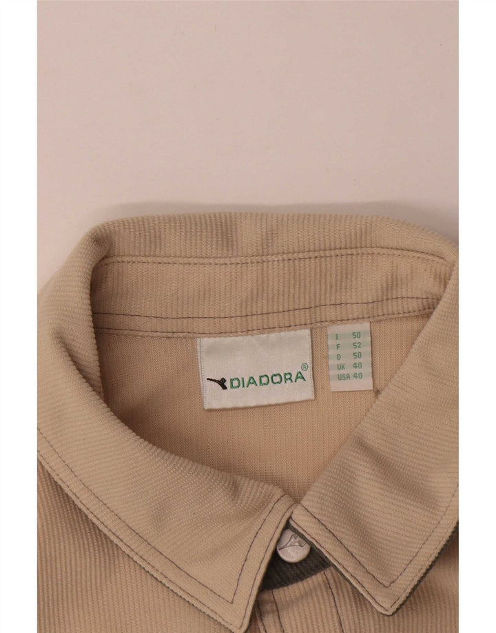 Diadora Chemise Homme UK 40 Beige Moyen