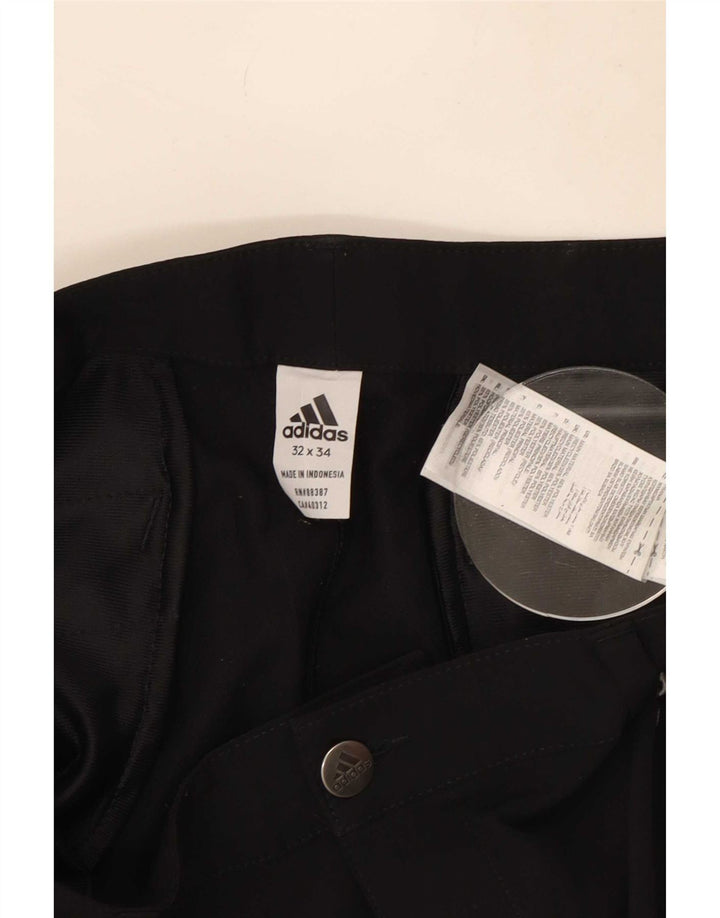 Adidas Pantalon Chino Slim Homme W32 L34 Noir Polyester