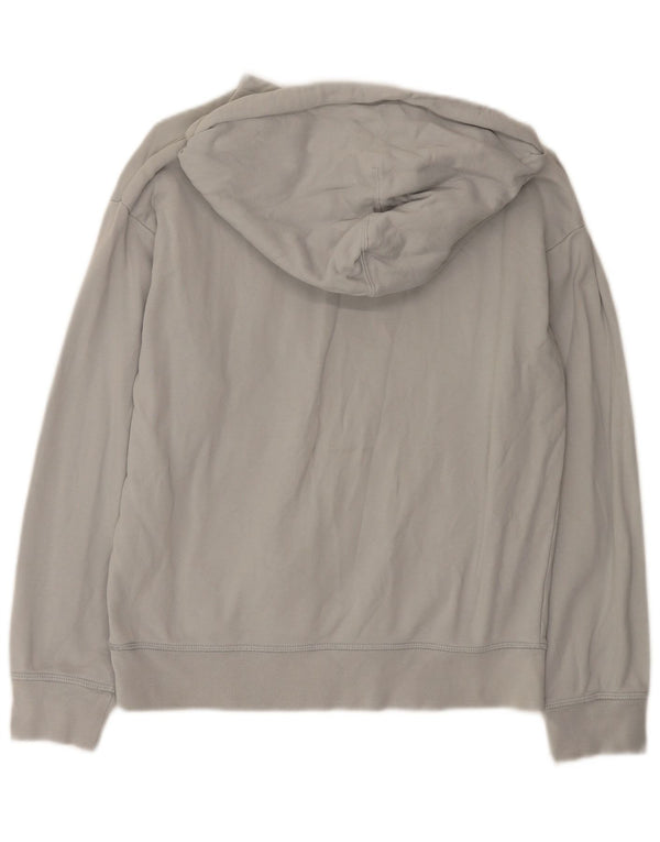 Levi's Pull à capuche graphique surdimensionné pour femme UK 10 Small Gris Coton