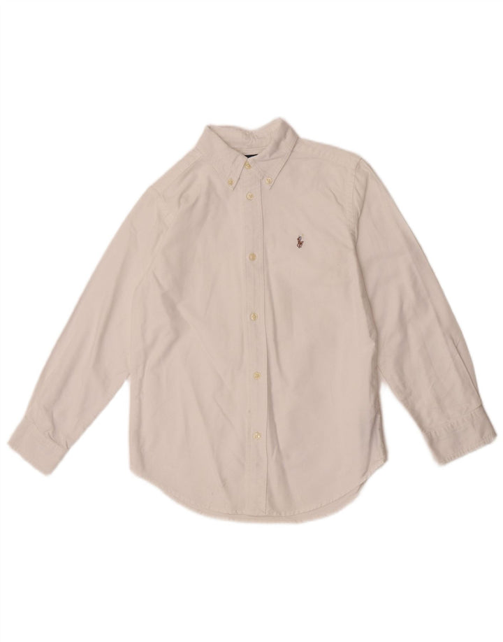 Chemise Ralph Lauren Garçon 6-7 ans Coton Blanc