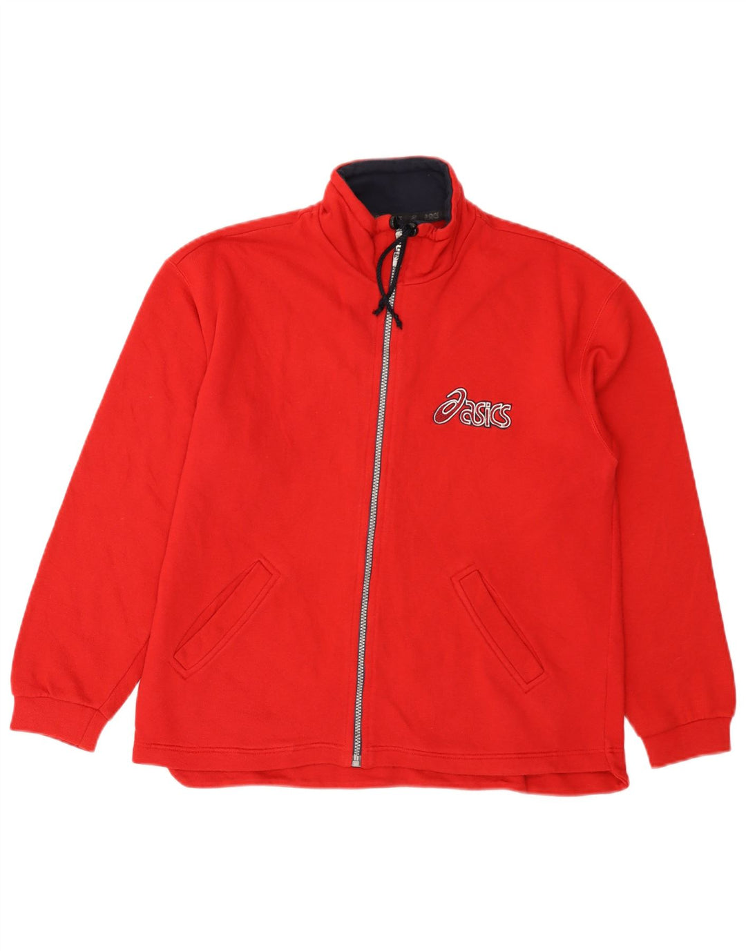 ASICS Veste de survêtement graphique pour hommes, petit coton rouge