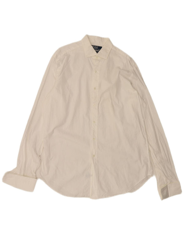 Polo Ralph Lauren Chemise formelle coupe classique XL en coton blanc pour homme