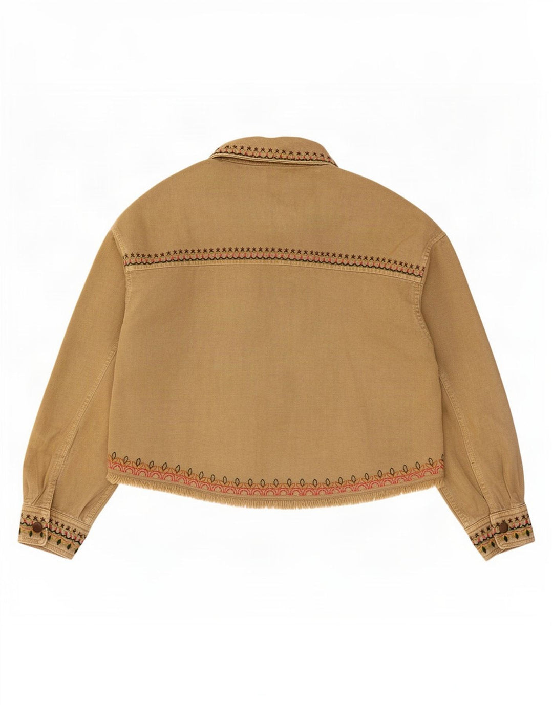 Zara Veste bomber surdimensionnée pour femme UK 10 Petit coton géométrique beige