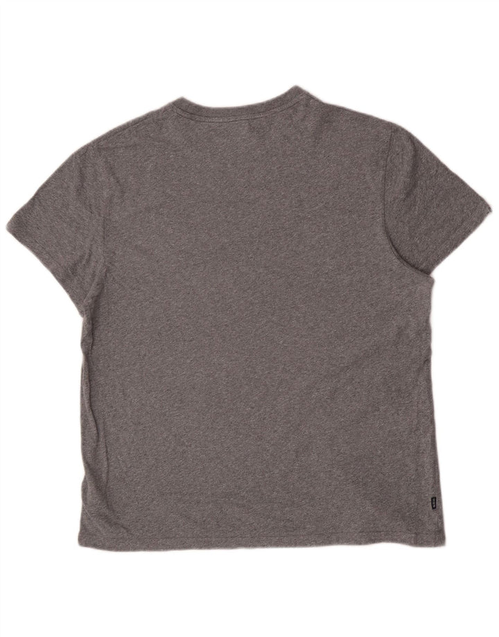 Superdry T-Shirt Femme Top 2XL Gris Coton