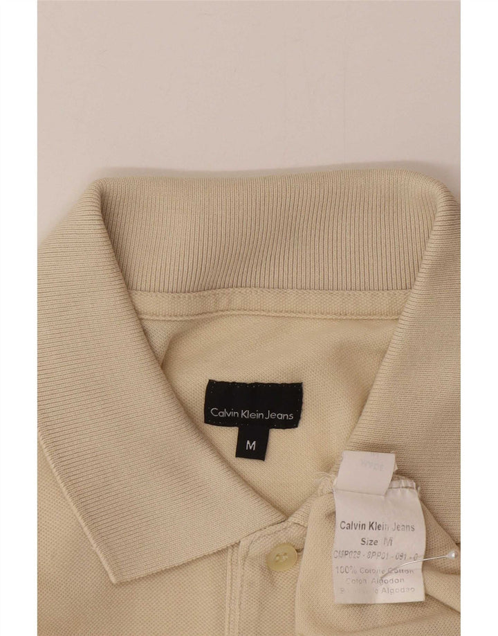 Calvin Klein Jeans Polo Homme Beige Moyen Coton