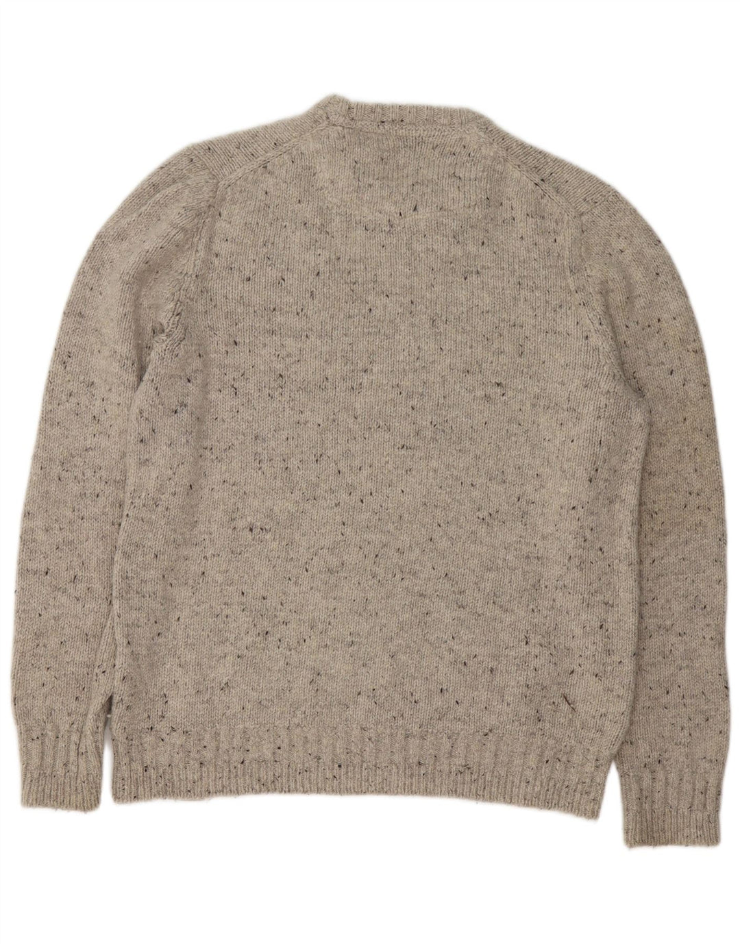 Fat Face Pull ras du cou pour homme en laine mouchetée gris moyen