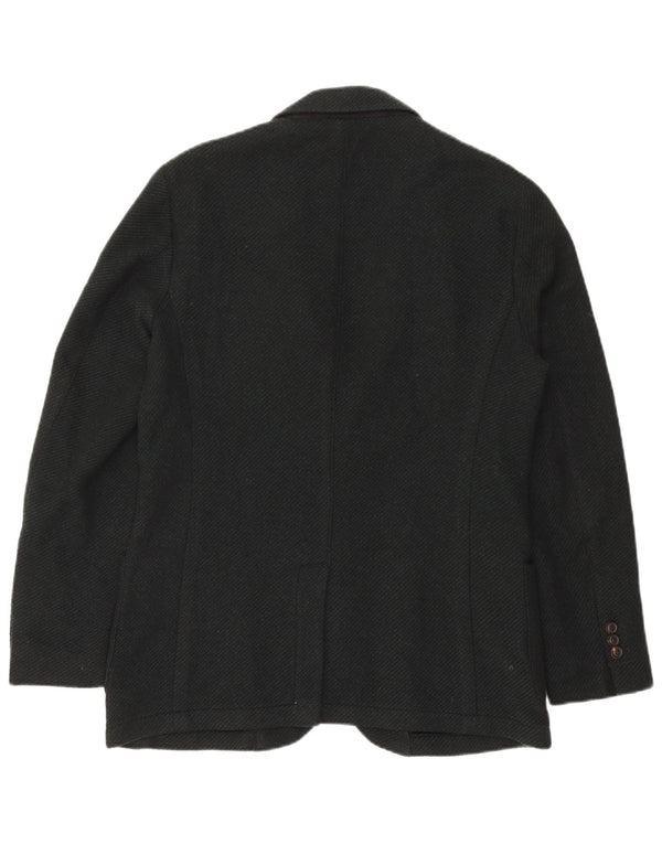 Gant Veste Blazer 2 Boutons Homme IT 50 Large Vert Laine