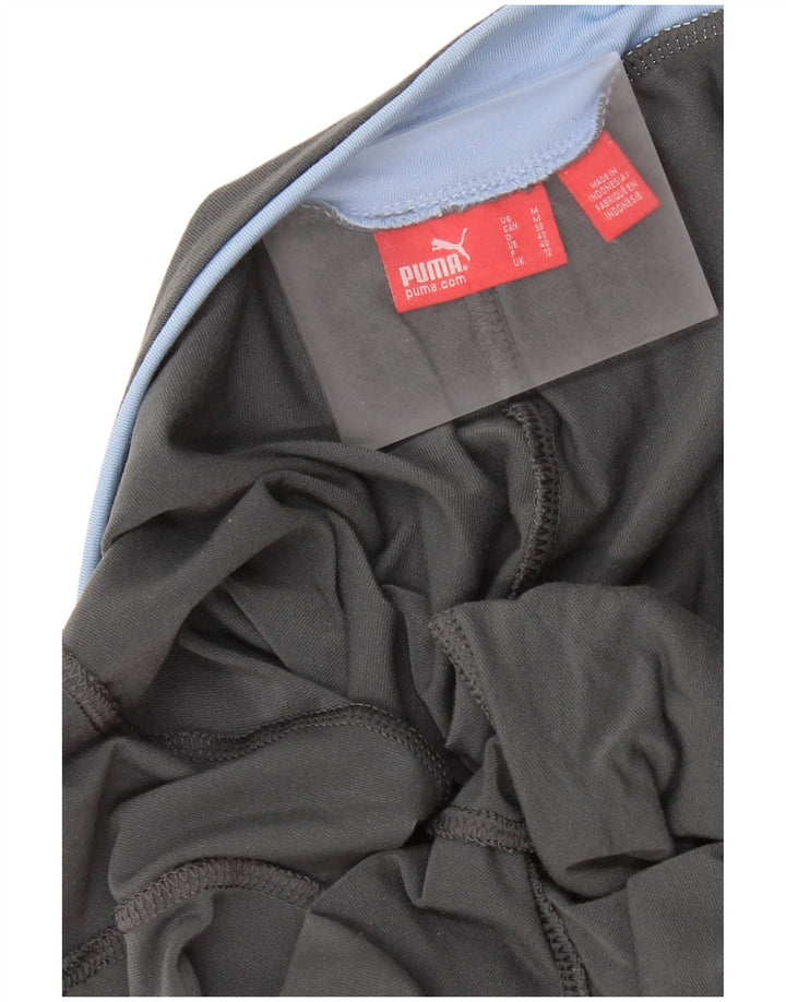 Puma Pantalon de survêtement évasé pour femme UK 12 Gris moyen