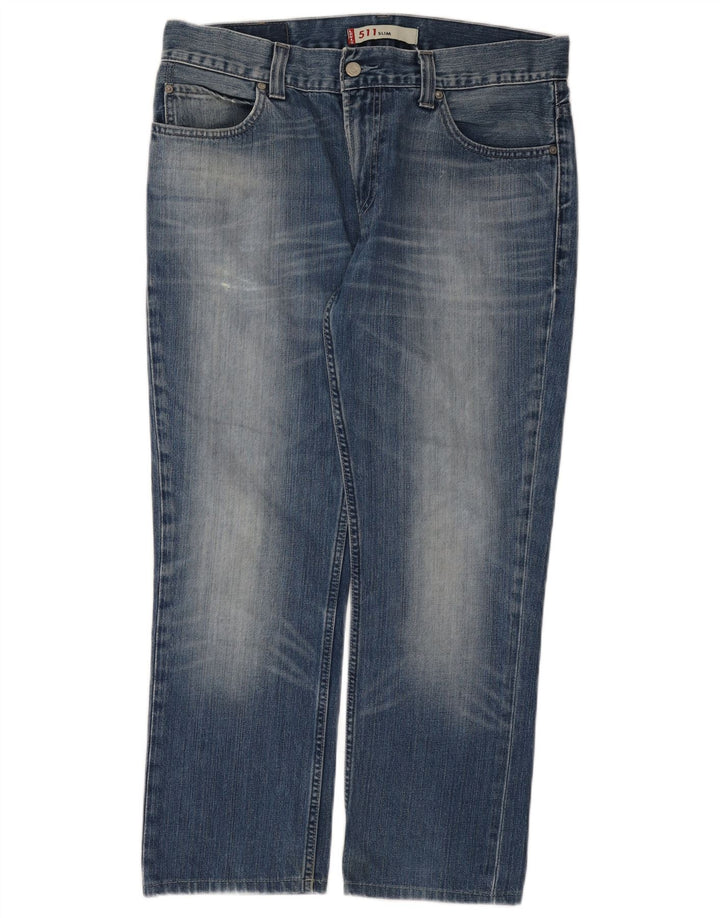 Levi's Jean Slim 511 Femme W36 L27 Bleu Coton