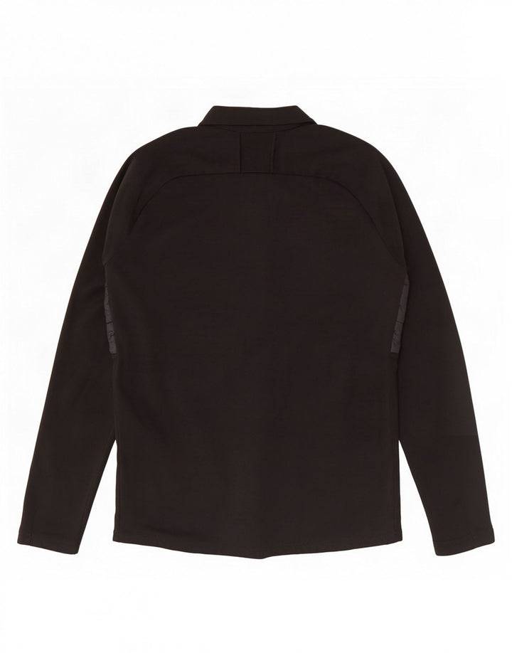 Nike Haut de survêtement Dri Fit à col zippé pour homme Taille S Noir Colorblock