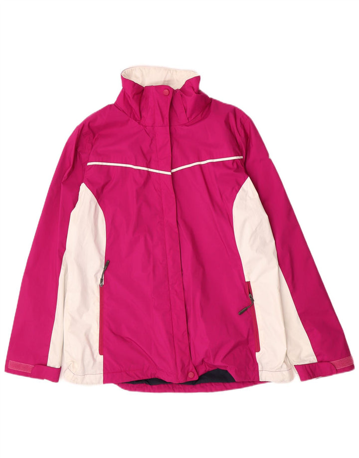 Columbia Veste de pluie Interchange pour femme UK 16 Large Rose Colorblock Nylon