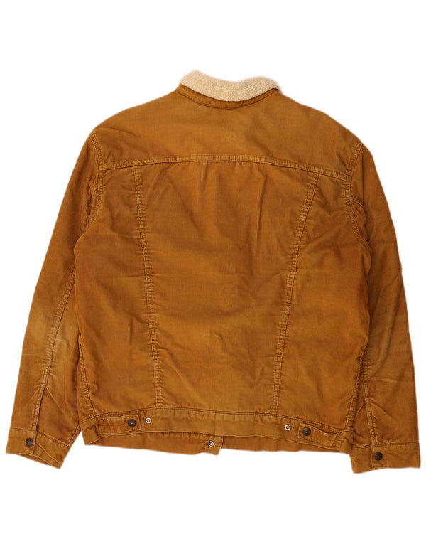 Levi's Veste Sherpa Corduroy Homme UK 42 XL Marron Coton