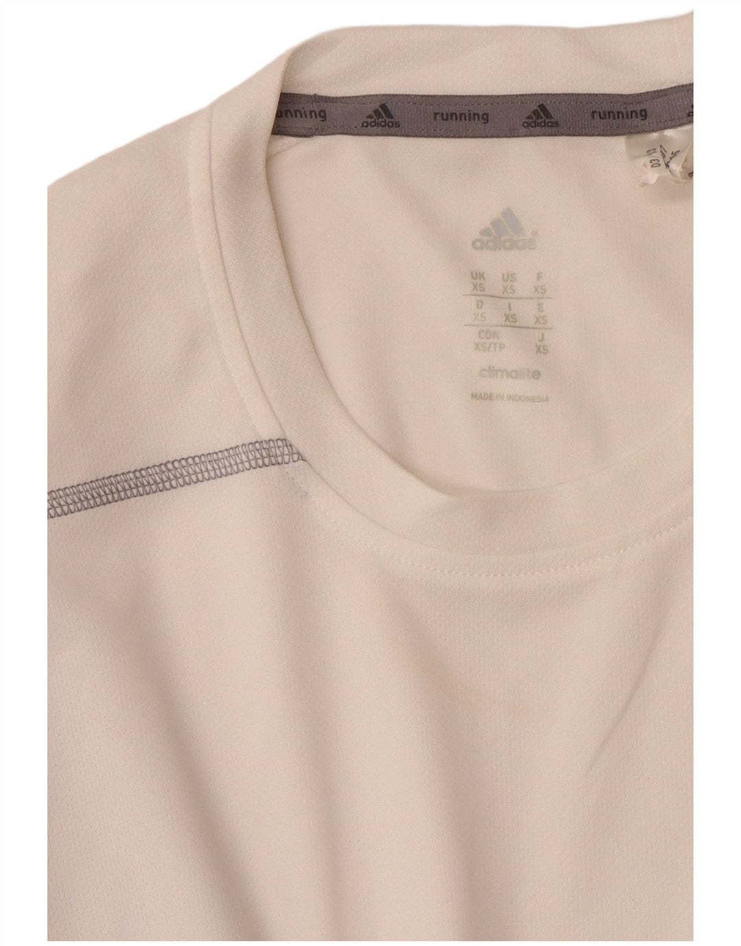 Adidas Climalite T-Shirt Top XS Blanc Polyester