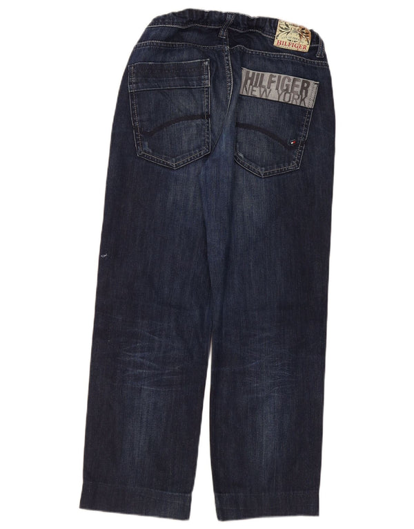 Tommy Hilfiger Jean droit graphique garçon 15-16 ans W30 L24 bleu coton