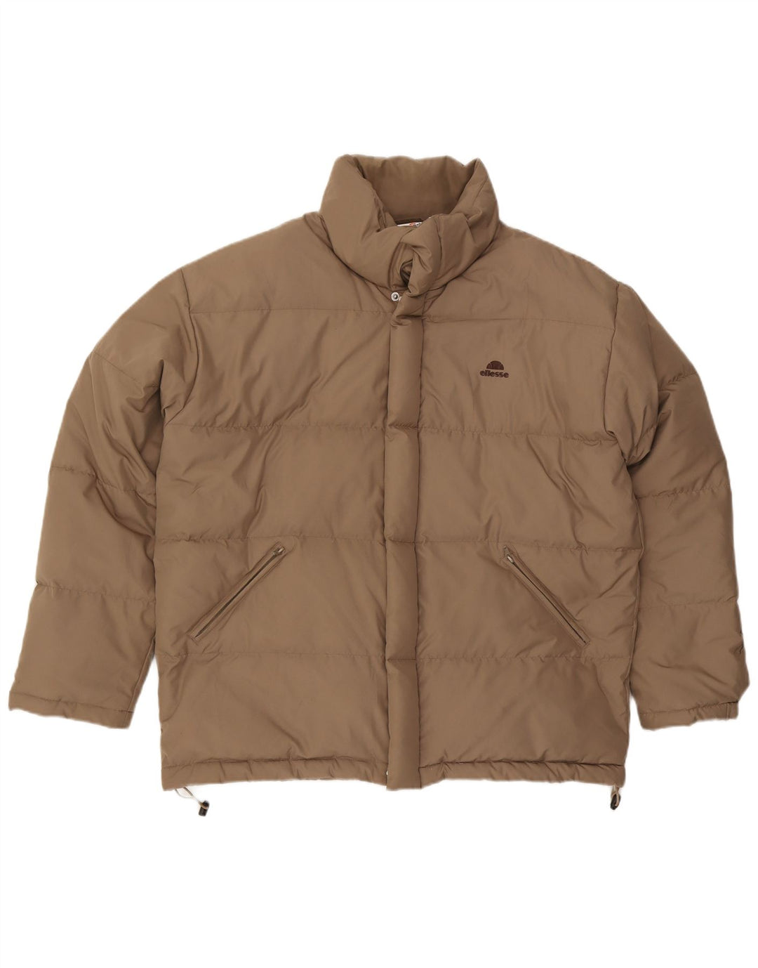 Ellesse Veste matelassée pour homme UK 40 Large Beige Polyester